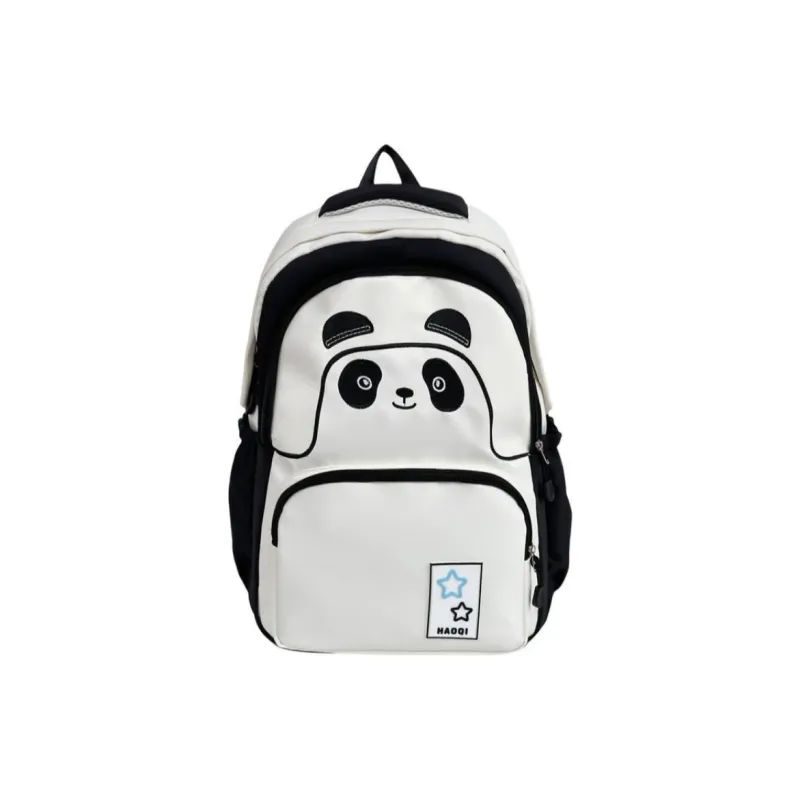 WICKBUEN Nylon Backpack Regular Unisex Black/Yellow/Blue/Pink-2