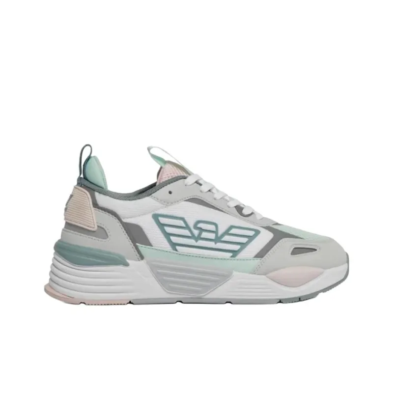 EMPORIO ARMANI EA7 Low Top Casual Shoes Women's Gray-1