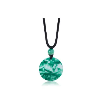 LOVING Natural African Emerald Necklaces Unisex