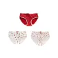 Red All over Print Heart+All over Print Strawberry+White All over Print Heart