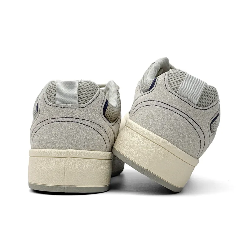 Mengsai Cushioning, Wear Resistant Low Top Skateboard Shoes Men's Gray-2