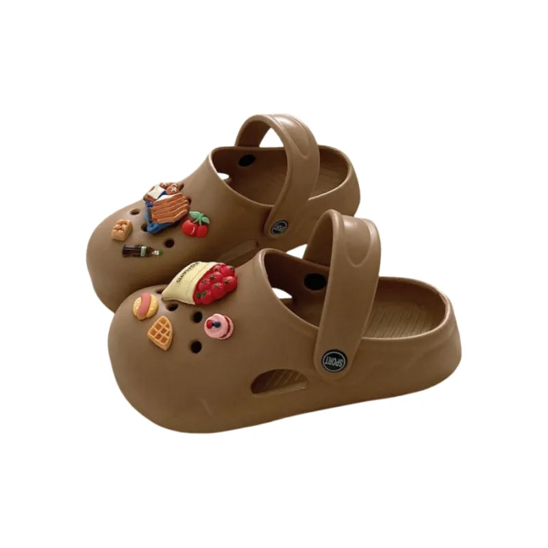 JINGEYU Women's Summer Platform Height Increasing Slippers-4