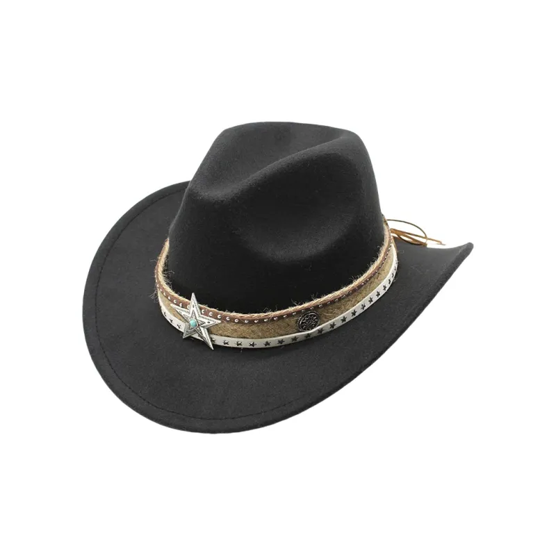BEPOP Polyester Jazz Hat Cavalier Hat Unisex-2