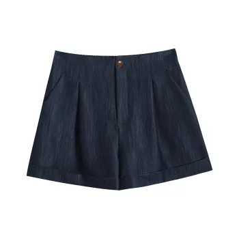Ning Cai Yuer Denim Shorts Women's