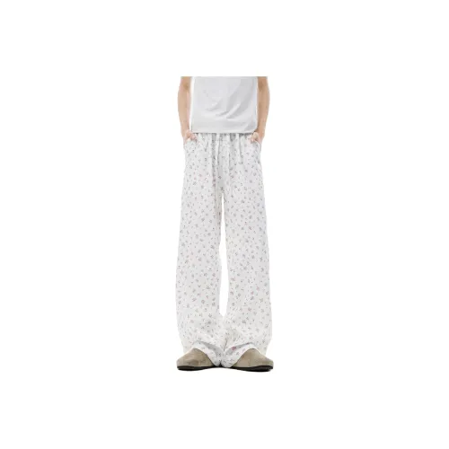 NOTFORMAD Casual Pants Unisex White