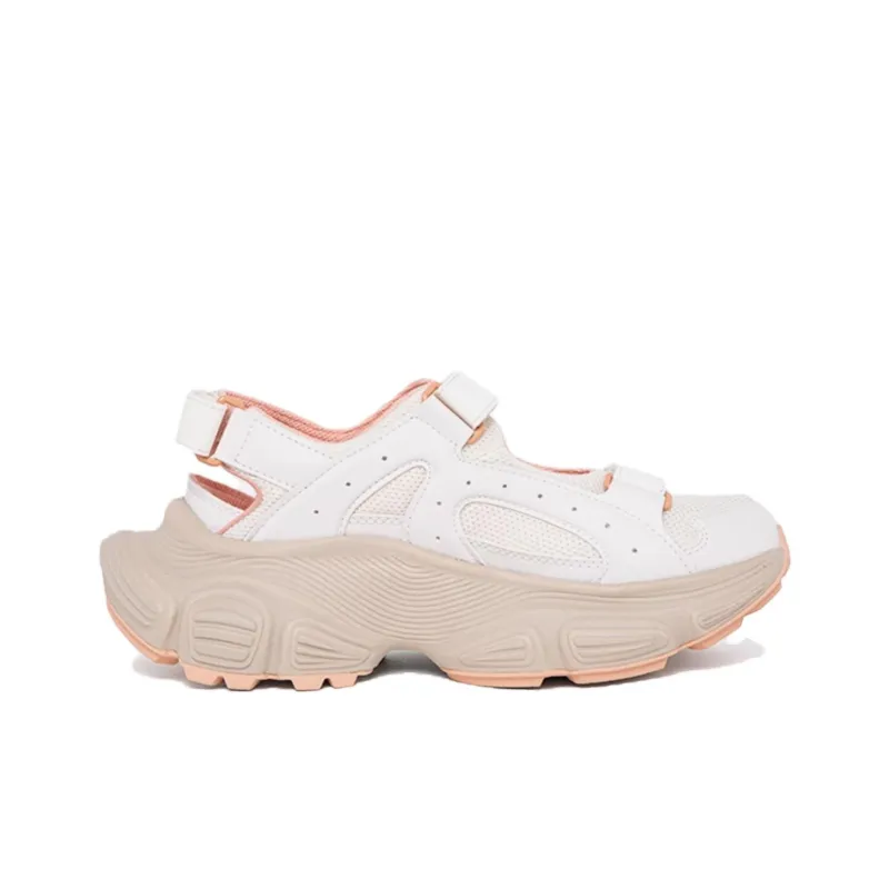 MLB New York Yankees Anti Slip Wear Resistant River Trekking Shoes Unisex White Pink-1