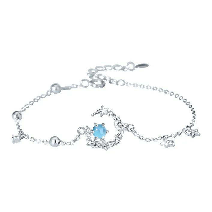 DAWO 925 Sterling Silver Bracelets Women's-0