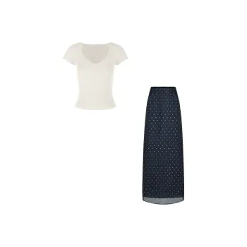 PLANE DRIFT Two Piece Skirt Sets Women's