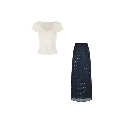 PLANE DRIFT Two Piece Skirt Sets Women's