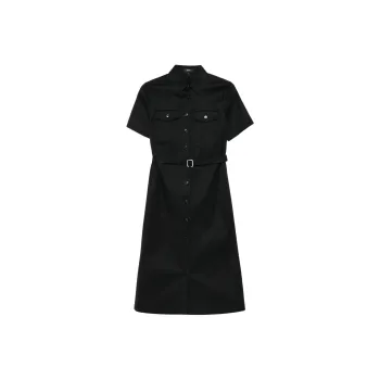 THEORY Twill weave Midi Dress