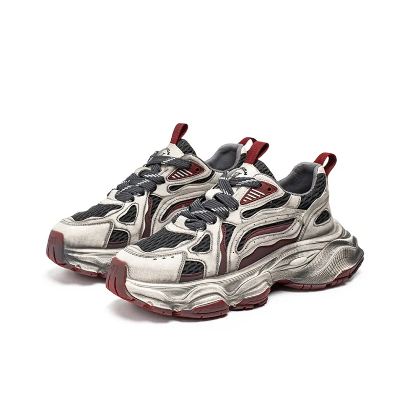 HACKBUTEER Low Top Chunky Sneakers Men's Box Included-3