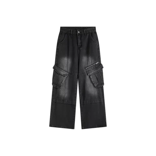 XAFB Jeans Unisex Yellow Mud Medium Blue