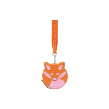 Maison Kitsune Two tone Leather Coin Purse