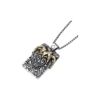 BLESSED BULLET Alloy Necklaces Men's