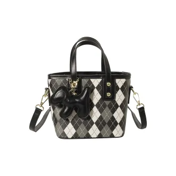 TOUTSEUL YOLO PU One Shoulder Handbag Women's White/Pink/Brown/Black