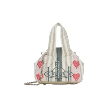 Vivienne Westwood Fabric One Shoulder Handbag Women's White