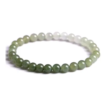ORTAFFA Bracelets White Jade/Pale Greenish White Jade Unisex