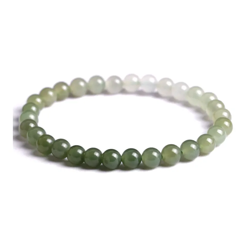 ORTAFFA Bracelets White Jade/Pale Greenish White Jade Unisex-0