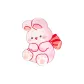 Light-Up Kids' Handcrafted DIY Hair Clip (Red)