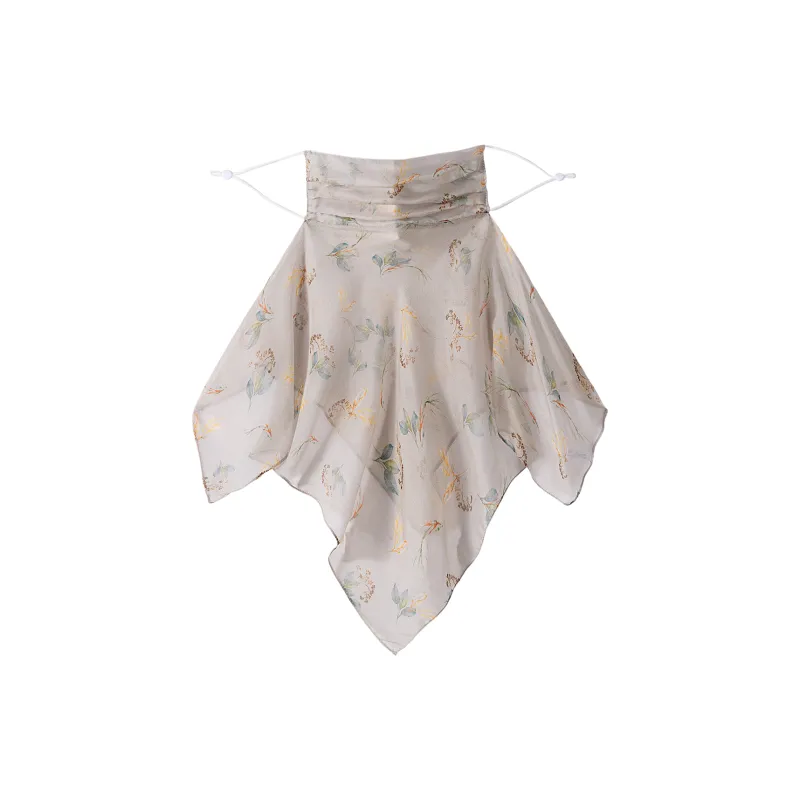Shanghai Story 100% Mulberry Silk Sun Protection Masks Women's-64