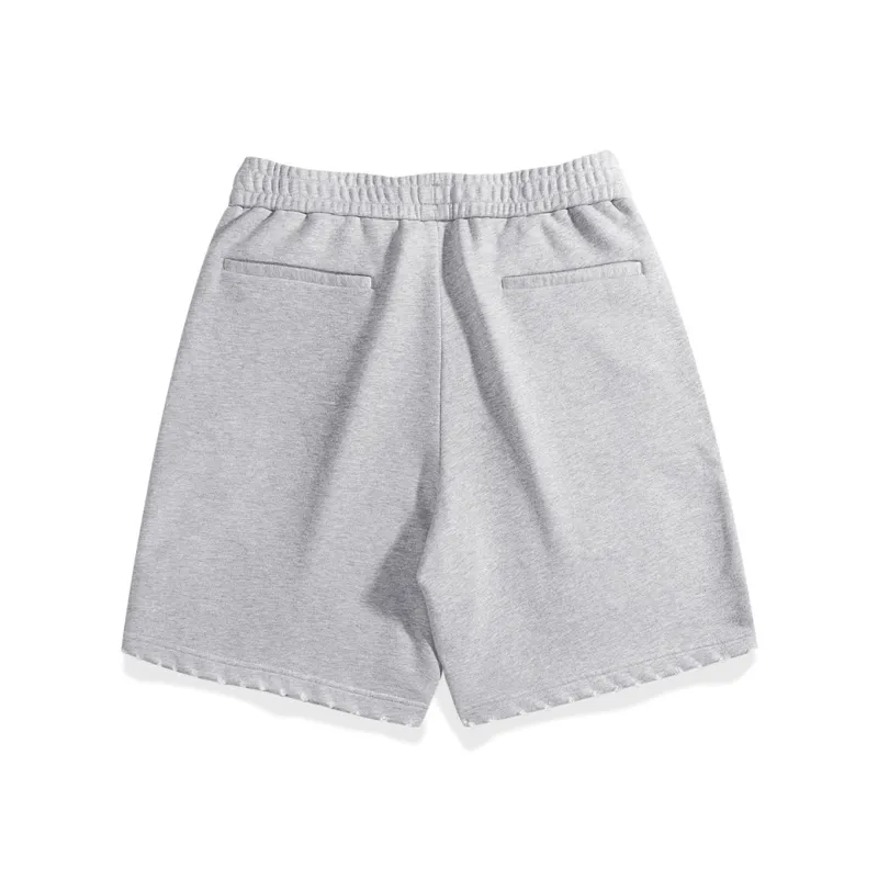 FAIRWHALE Casual Shorts Men Heather Gray-1