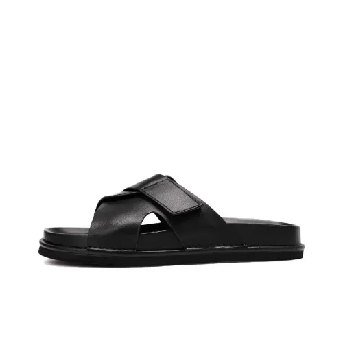 Brounvanm Slide Slippers Men's Black