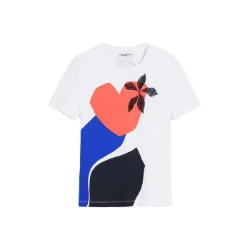 Desigual T Shirts Women's White