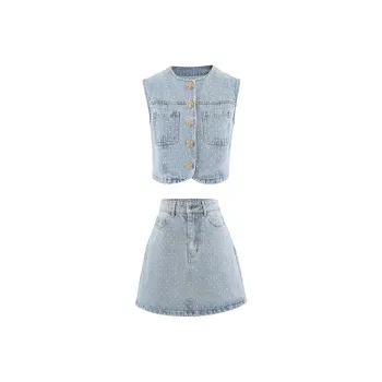 PLANE DRIFT Two Piece Skirt Sets Women's