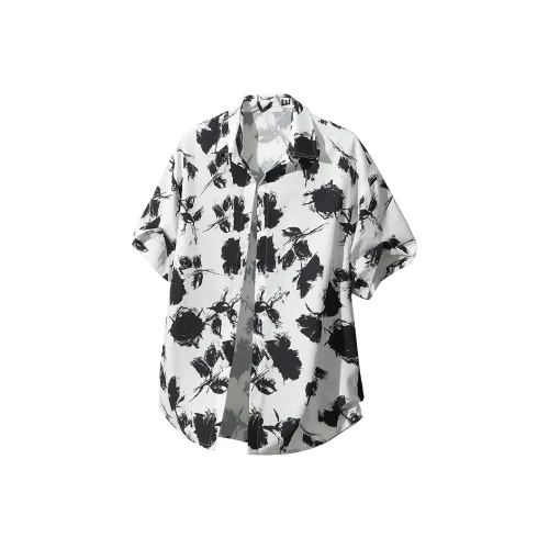 Fakeyoung Shirts Unisex Ink Shadow Flower Rhythm