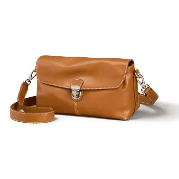 KAISER Vegetable Tanned Cow Leather Crossbody Bag, Shoulder Bag Women's Multicolor
