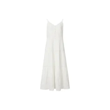 Hopeshow Slip Dresses Women's Raw White 001