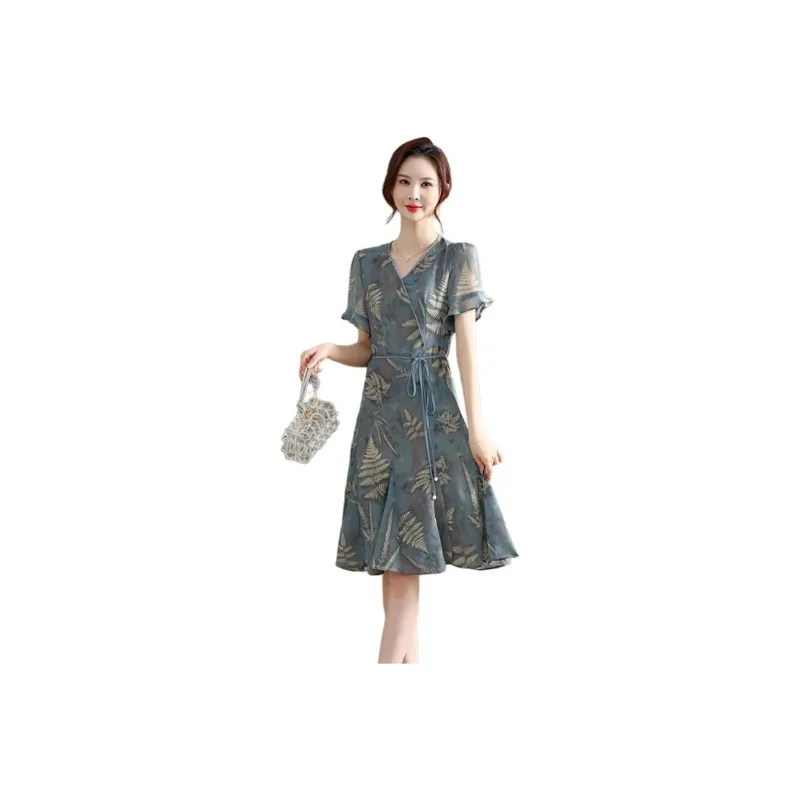 Yalu Short Sleeved Dress Women's-0