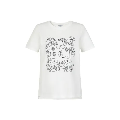JZ. ANNAKRO T Shirts Women's White
