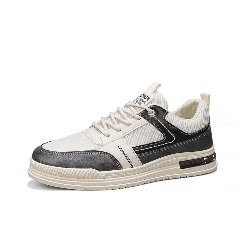 LONGDUIZHANG Slip Resistant Cushioning Abrasion Resistant Lightweight Low Top Skateboard Shoes Men's-6