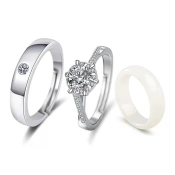JINGFAN Bodhi Root Rings Unisex