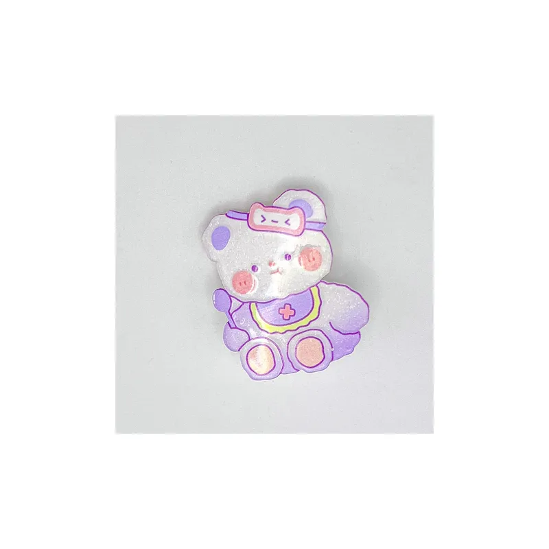 JIANYINGSHU Acrylic Hair Clips Unisex-0