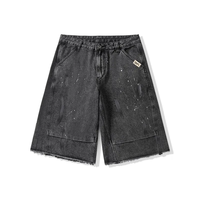 SNOW FLYING Denim Shorts Unisex-0