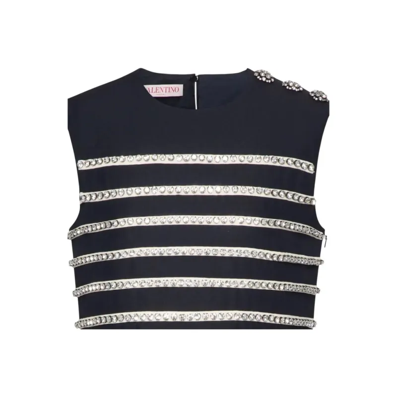 Valentino Tank Tops Women's Black-5