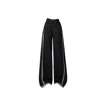 HUINIAN Jeans Women's Dark Blue Pants