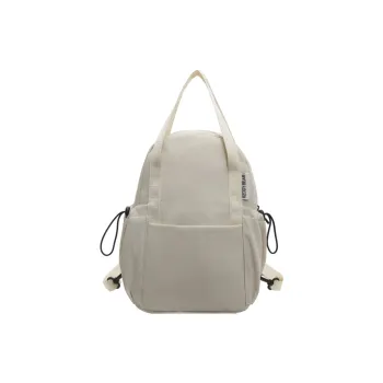 Yalu Fabric Backpack Women's Black/Ecru/Green/Orange