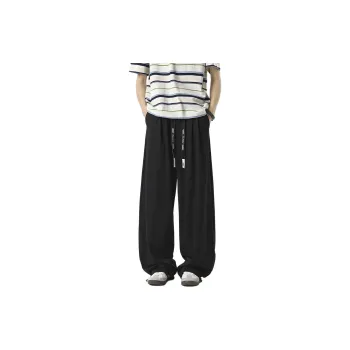 SIL VITIN Casual Pants Unisex Black