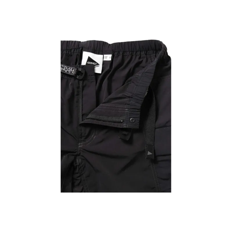 And Wander x Gramicci SS24 Casual Shorts Unisex Black-4