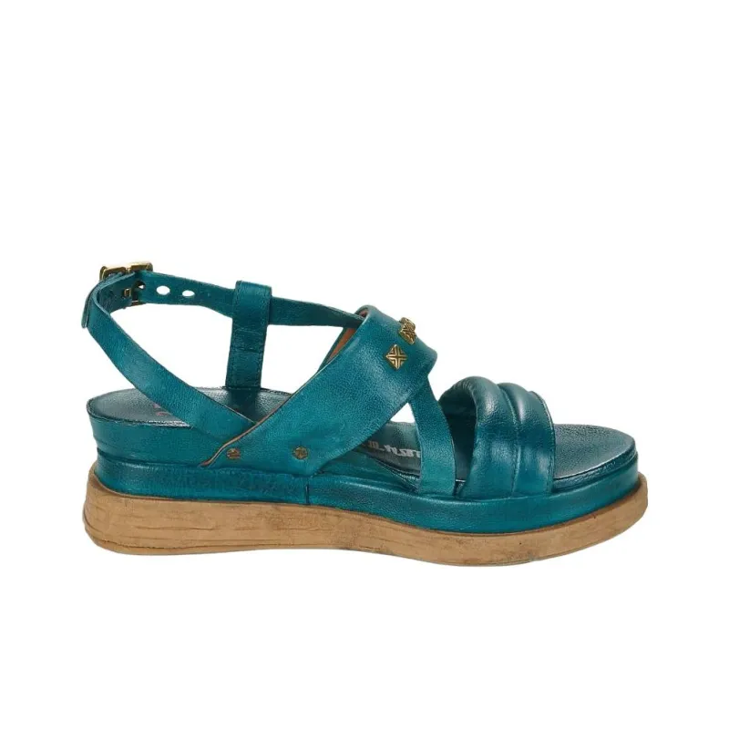 AirStep One Strap Sandals Women's Blue-1