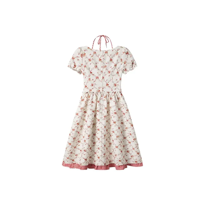 Mu Xiao Xin Short Sleeved Dress Women's-1