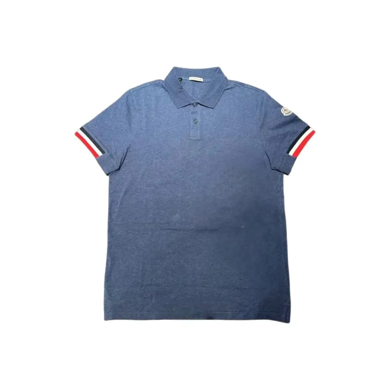 Moncler Polo Shirts Men Navy-0