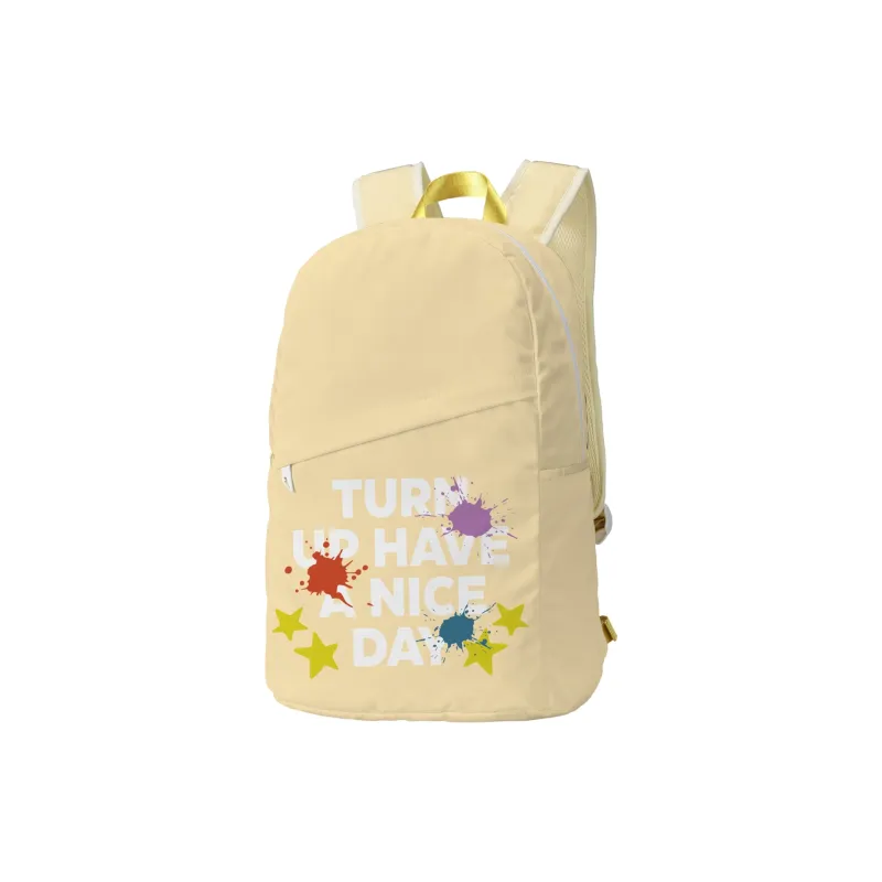 TURN UP Polyester Backpack Laptop Bag Regular Unisex Purple-9