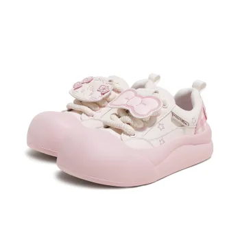 TTKJ Mikko Collaboration Meow Ugly Cute Pink Stars Big Head Shoes Low Top Casual Shoes Women's Strawberry Milk Cake