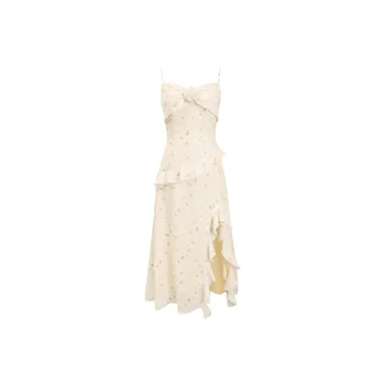 NTOT Slip Dresses Women's Yellow
