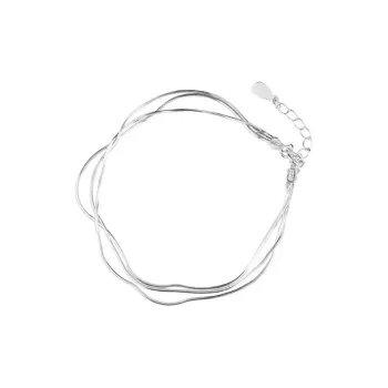 CARAT'S DIARY S925 Silver Bracelets Unisex