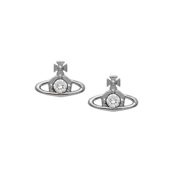 Vivienne Westwood Brass Stud Earrings Women's Silver